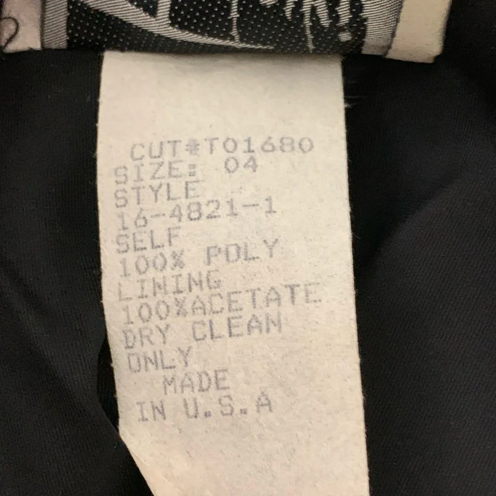 Tadaski | Vintage formal mesh long sleeve fit and flare beaded mini dres… - Picture 9 of 11